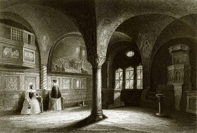 O interior da capela de Wartburg de English School