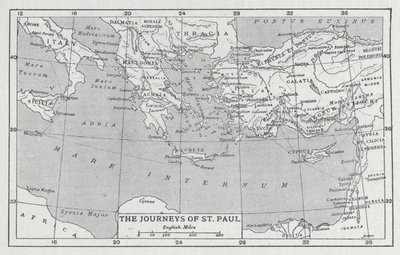 As viagens de São Paulo (litho) de English School