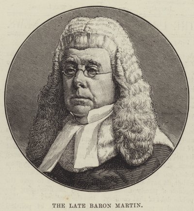 O falecido Barão Martin (gravura) de English School