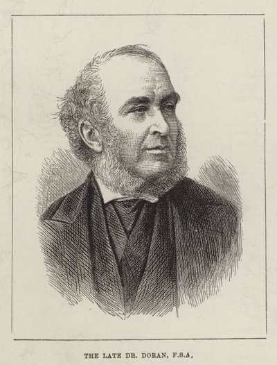 O falecido Dr. Doran, FSA (gravura) de English School