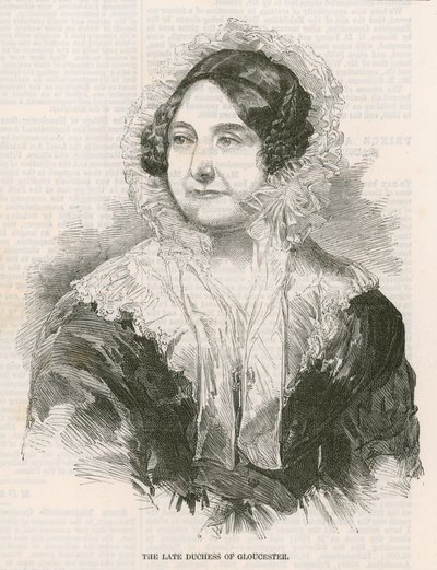 A tardia duquesa de Gloucester de English School