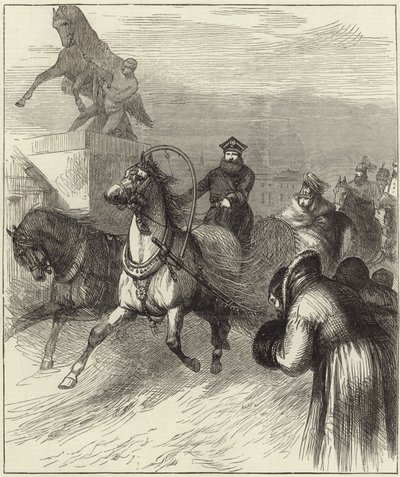 O falecido imperador Alexandre II de English School