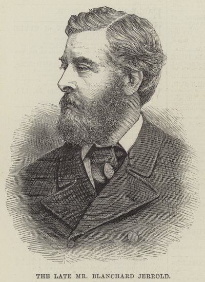 O falecido Sr. Blanchard Jerrold (gravura) de English School