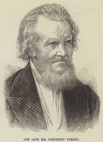 O falecido Sr. Cornelius Varley (gravura) de English School