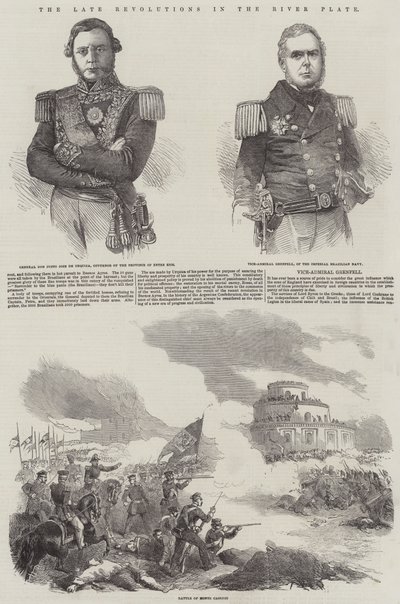 As últimas Revoluções no Rio da Prata (gravura) de English School
