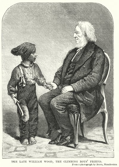 O falecido William Wood, o Amigo do Rapaz Trepador (gravura) de English School