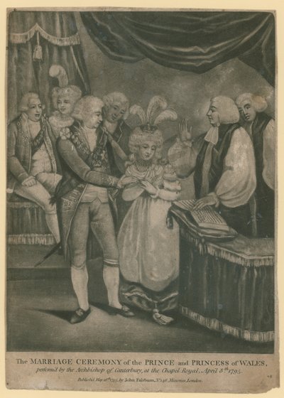 A cerimônia de casamento do Príncipe e Príncipe de Gales de English School