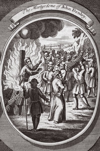 O martírio de John Denley, ilustração de 
