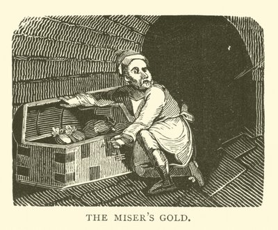 O ouro dos avarentos (xilogravura) de English School