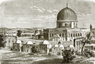 A mesquita de Omar - site do templo em Jerusalém de English School