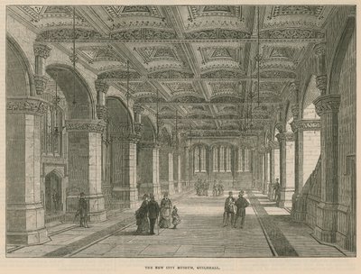 O novo Museu da Cidade, Guildhall, Londres de English School