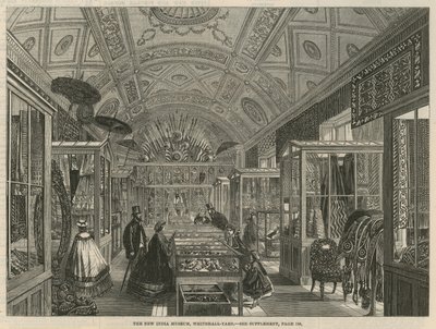 O novo Museu da Índia, Whitehall Yard, Londres de English School