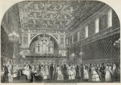 O novo estado apartamentos no Palácio de Buckingham de English School