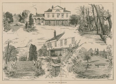 O novo parque para Highgate, Londres de English School