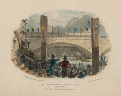 A abertura da nova ponte de Londres de English School