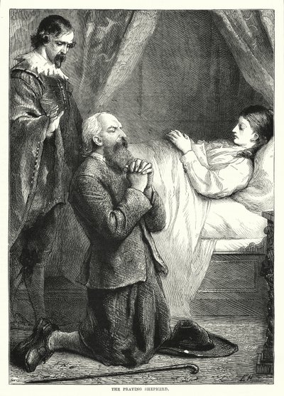 O pastor orante (gravura) de English School