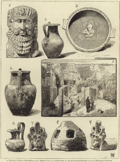 As recentes escavações em Pompeia de English School