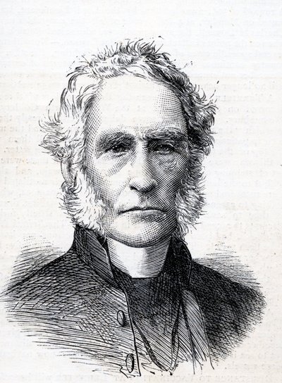 O direito reverendo Alfred Ollivant (1798-1882) Ilustração do gráfico 13 de janeiro de 1883 de English School