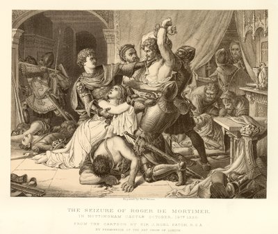 A apreensão de Roger De Mortimer de English School