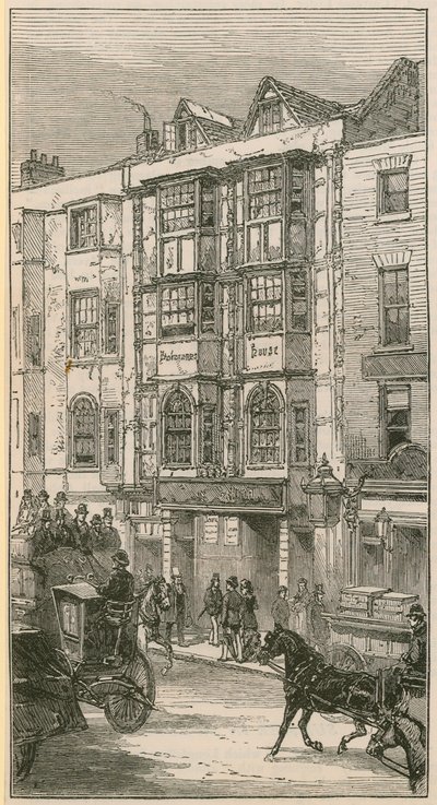A chamada Shakespeares House na Rua Aldersgate de English School