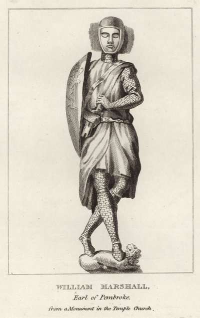 O túmulo de Sir William Marshal de English School