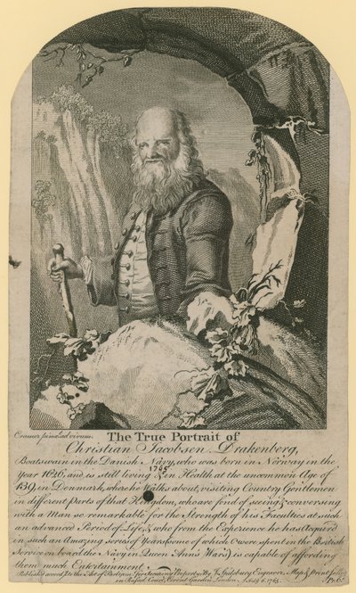O verdadeiro retrato de Christian Jacobsen Drakenberg de English School