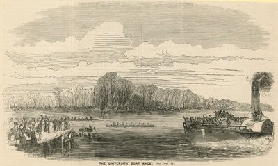 A corrida de barcos da universidade de English School