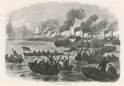 A corrida de barcos da universidade de English School