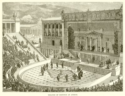 Teatro de Dionísio em Atenas de English School