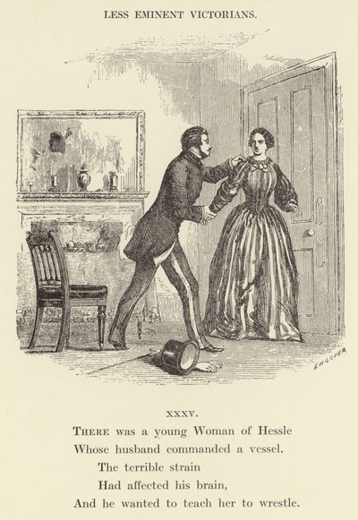Havia uma jovem mulher de Hessle (gravura) de English School