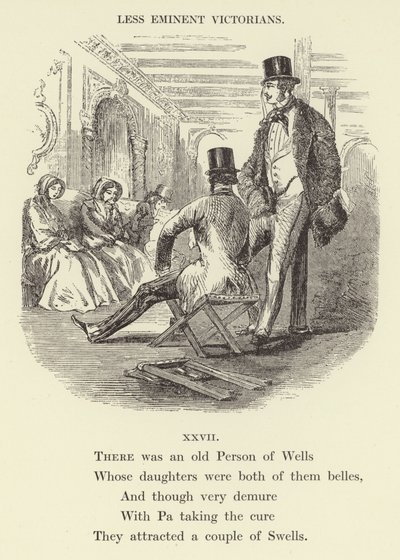 Havia uma velha pessoa de Wells (gravura) de English School