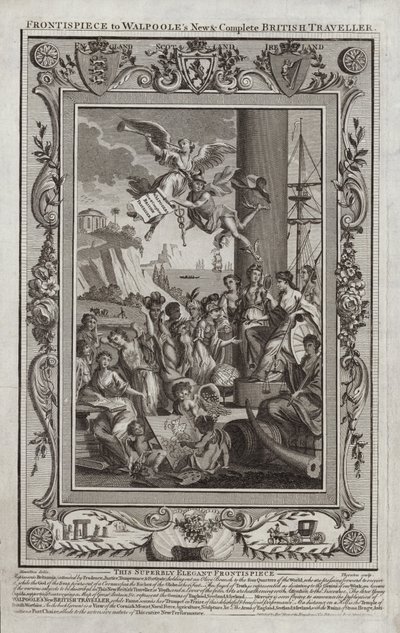 Este Frontispiece Soberbamente Elegante de English School