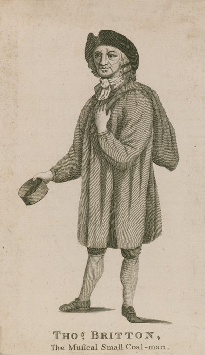 Thomas Britton, o pequeno homem de carvão musical de English School