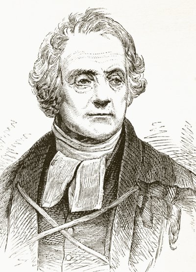 Thomas Chalmers, de "A História Nacional e Doméstica da Inglaterra", de William Hickman Smith Aubrey (1858-1916) publicou Londres, c.1890 de English School
