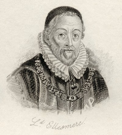 Thomas Egerton, do &39;Crabb&39;s Historical Dictionary&39;, publicado em 1825 de English School