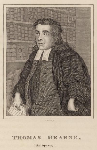 Thomas Hearne, Antiquário de English School