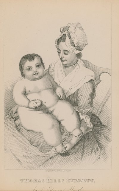 Thomas Hills Everett, com onze meses de English School