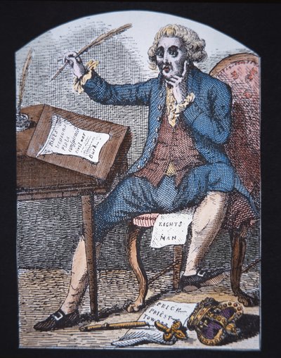 Thomas Paine (cor litho) de English School