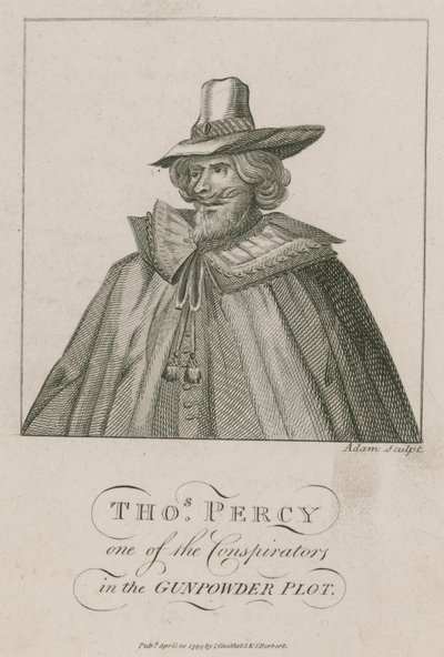 Thomas Percy, um dos conspiradores da conspiração da pólvora de English School