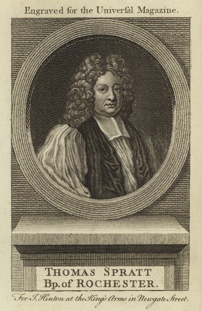 Thomas Spratt, bispo de Rochester de English School
