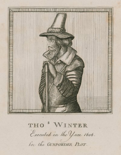 Thomas Winter, executado no ano de 1606 para o lote de pólvora de English School