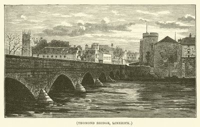 Ponte Thomond, Limerick (gravura) de English School