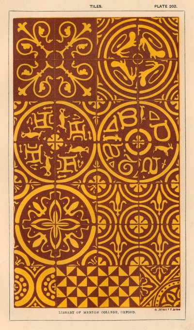 Azulejos (litografia a cores) de English School