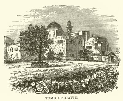 Túmulo de David (gravura) de English School