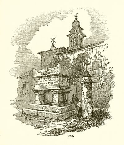 Túmulo de Petrarca na Arqua de English School