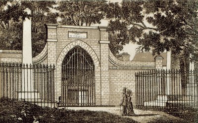 Túmulo de Washington, Monte Vernon (Litho) de English School