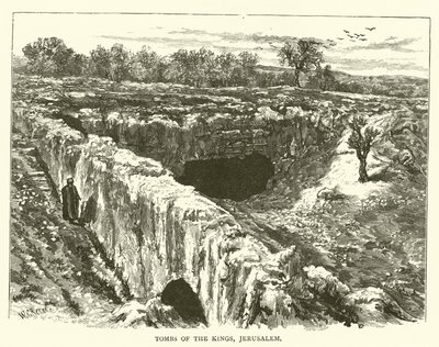 Túmulos dos Reis, Jerusalém (gravura) de English School