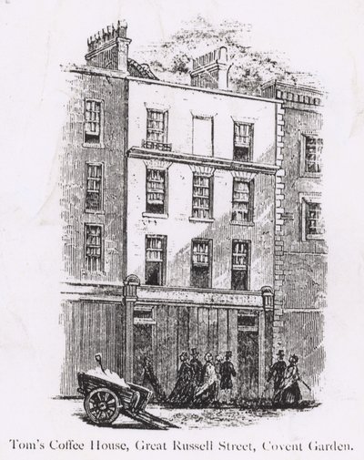 Toms Coffee House, Grande Russell Street, Covent Garden de English School