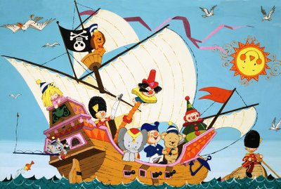 Navio Pirata Topsy Turvy de English School