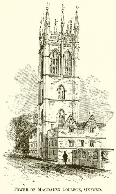 Torre da faculdade de Magdalen, Oxford de English School